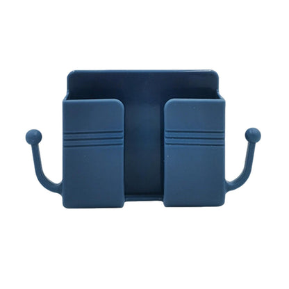 Wall Mount Phone Holder, Phone Stand for Bed, Wall Mounted Shower Phone Holder Remote Control Holder with Hooks