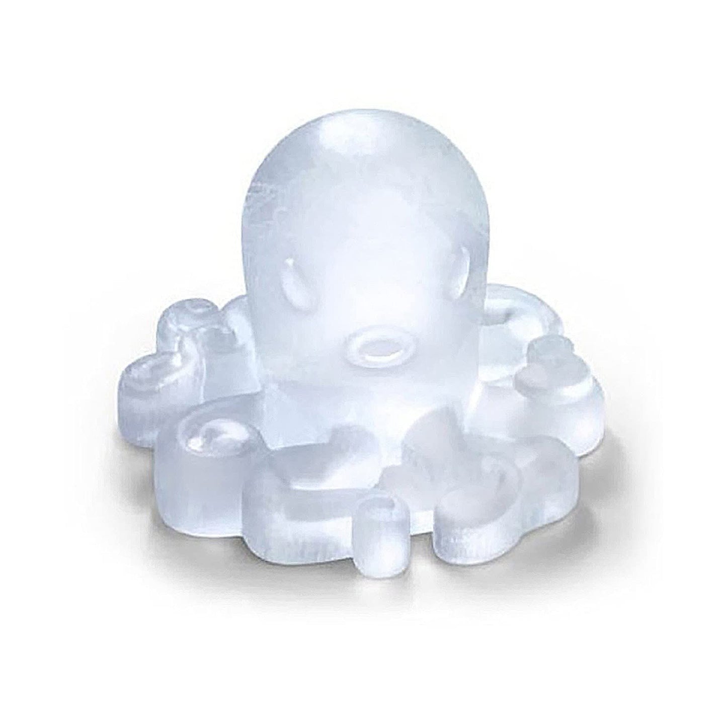Silicone 4 Grids Octopus Pattern Frozen Ice Cube Trays Jerry DIY Mold Maker Creative Ice Cube Mold 3D - Blue