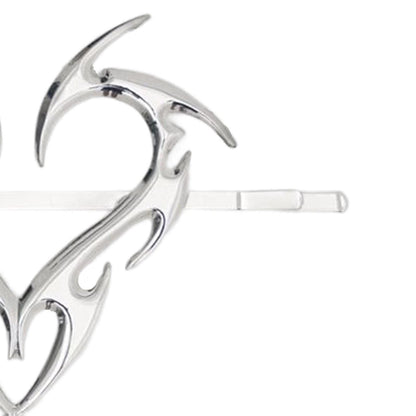 Heart Shaped Hair Clip Barrette Headdress Nonslip Ponytail Holder Accessories Hair Grips Side Clamp Hair Girls