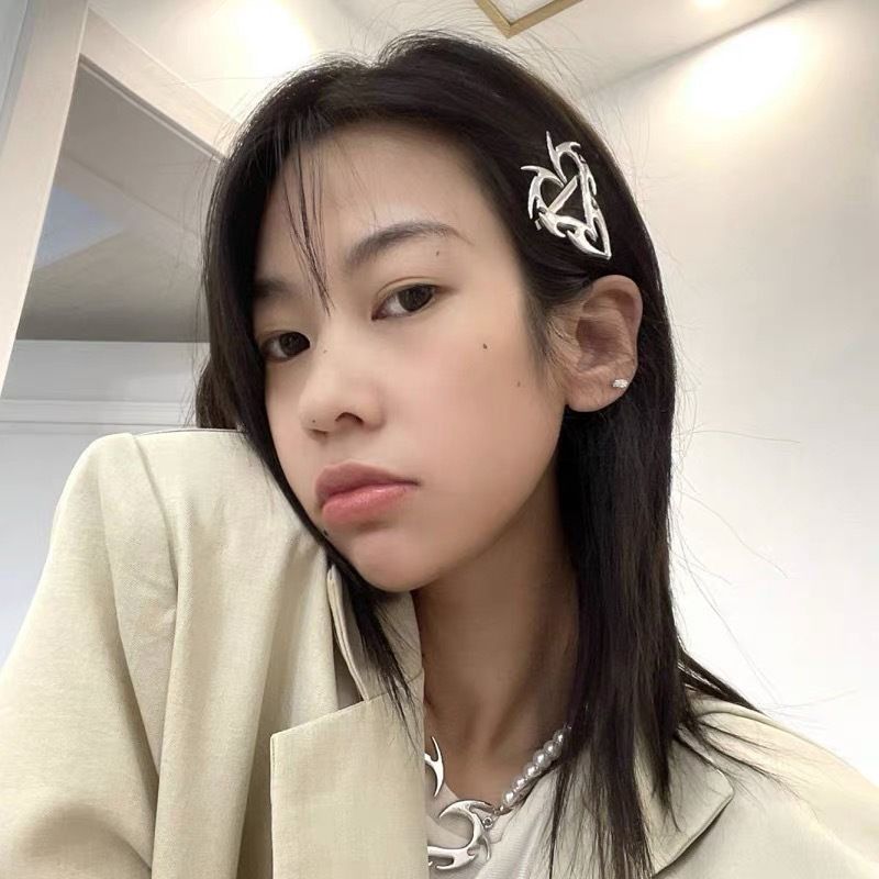 Heart Shaped Hair Clip Barrette Headdress Nonslip Ponytail Holder Accessories Hair Grips Side Clamp Hair Girls