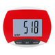 3D pedometer Step Counter 3D Walking Pedometer with Clip and Lanyard Accurate Step with Large Display -4pcsColor random