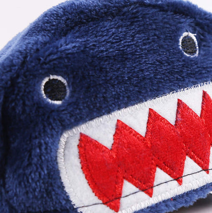 Interesting shark, dog, cat costumes, pet Halloween, Christmas cosplay costumes, cute flannel cat costumes