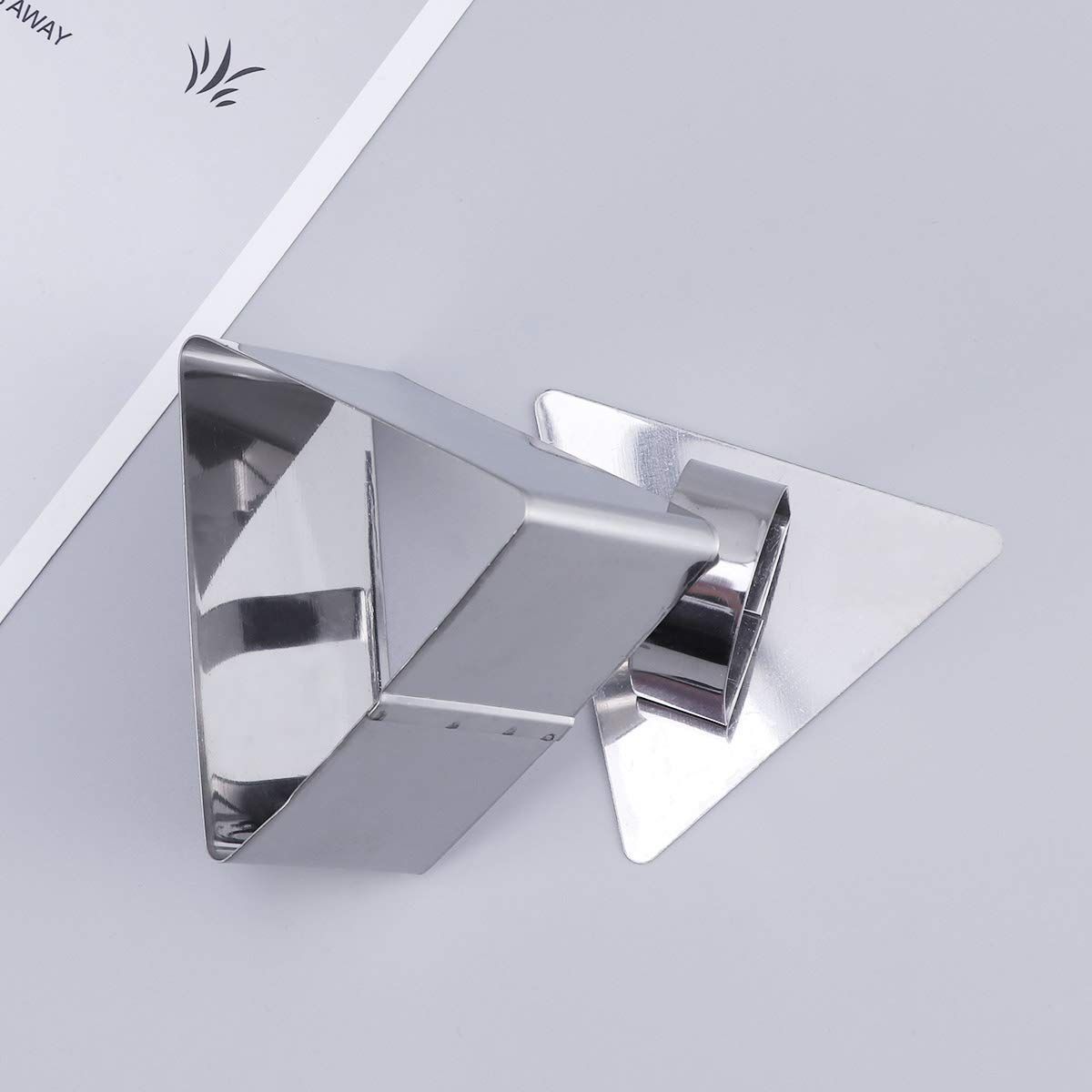 Cake ring mold 1 triangular cooking ring with food press - small dishwasher safety stainless steel mousse mold