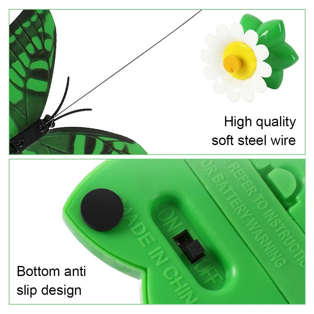 Flying Bird Butterfly Cat Toy, Indoor Interactive Toy Pet Exercise Toy Kittens Self Play Automatic Kitten Teaser Wand