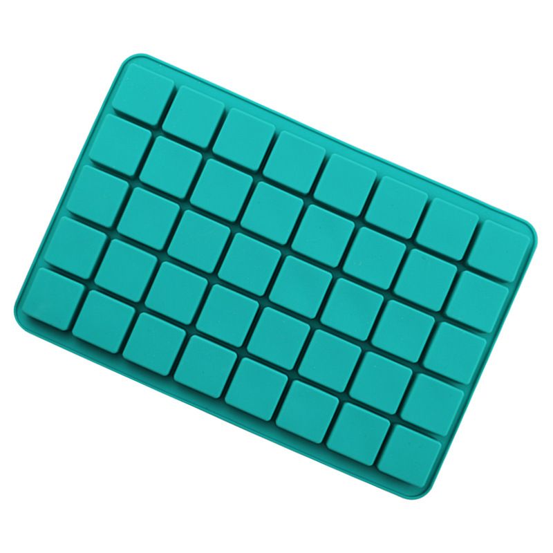 Grid chocolate mold candy making ice cube mold Nama chocolate square silicone party biscuit baking mold square chocolate mold