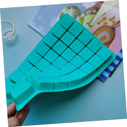Grid chocolate mold candy making ice cube mold Nama chocolate square silicone party biscuit baking mold square chocolate mold