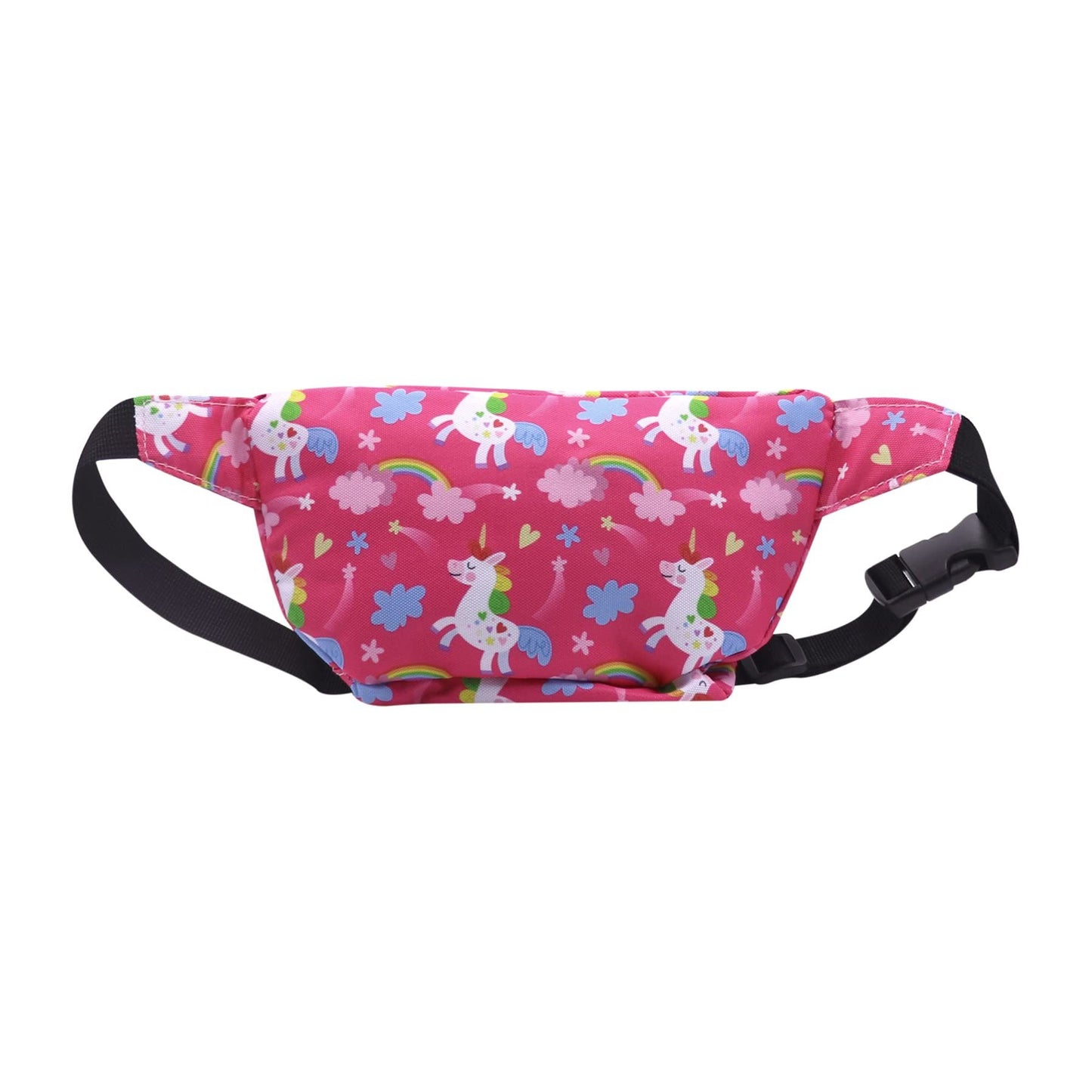 Cute Cartoon Dinosaur Unicorn Fanny Pack for Boys Girls,2 Layer Zipper Waist Bag Hip Bum Bag with Adjustable Strap