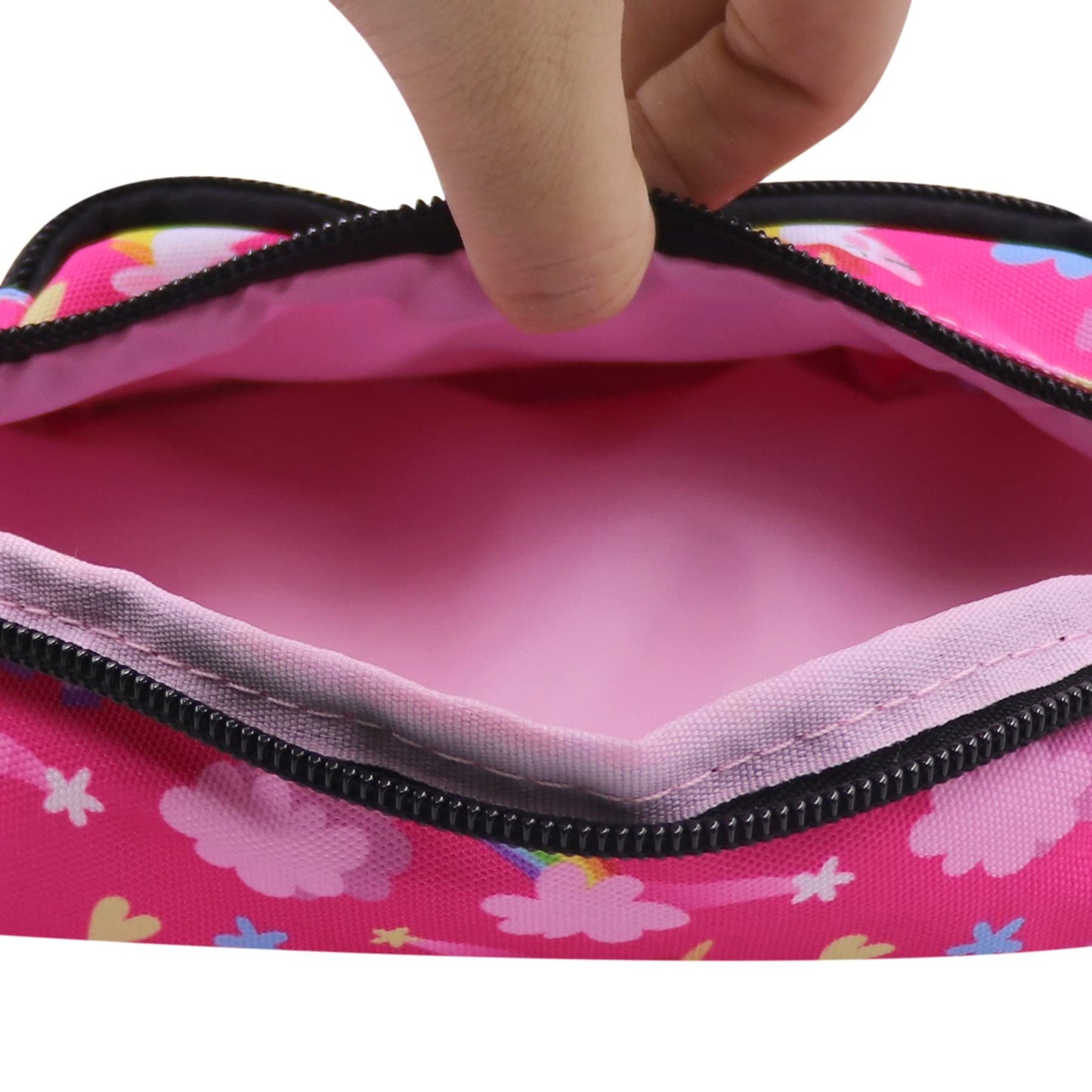 Cute Cartoon Dinosaur Unicorn Fanny Pack for Boys Girls,2 Layer Zipper Waist Bag Hip Bum Bag with Adjustable Strap