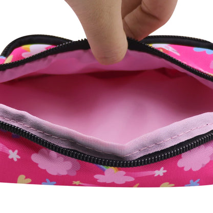 Cute Cartoon Dinosaur Unicorn Fanny Pack for Boys Girls,2 Layer Zipper Waist Bag Hip Bum Bag with Adjustable Strap