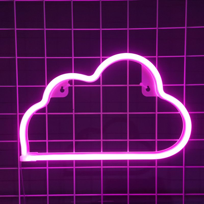 Cloud Neon Signs, LED Cloud Neon Light for Wall Decor,Cloud Sign Shaped Decoration Wall Lights for Bedroom Aesthetic Teen