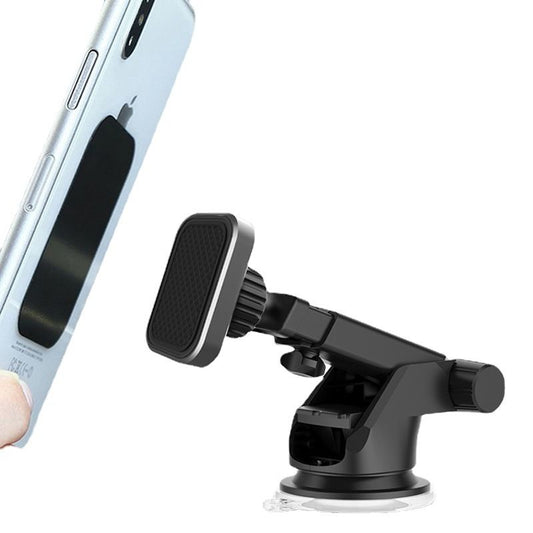(grey)Magnetic Phone car Mount,fit in Dashboard and Windshield,Strong Magnet,360 Degree Phone Holder