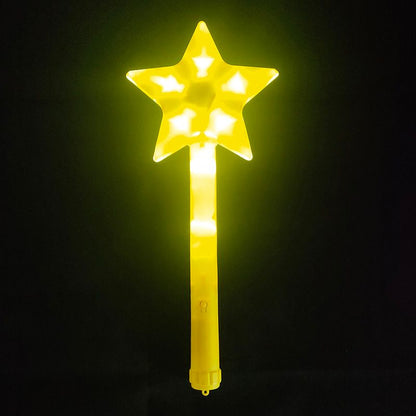 5 Pcs Star Fairy Wand Glow Stick Party Nativity Toy Toys DIY Fairy Wand Fairy Princess Wand Star Fairy Stick Light Glow Sticks