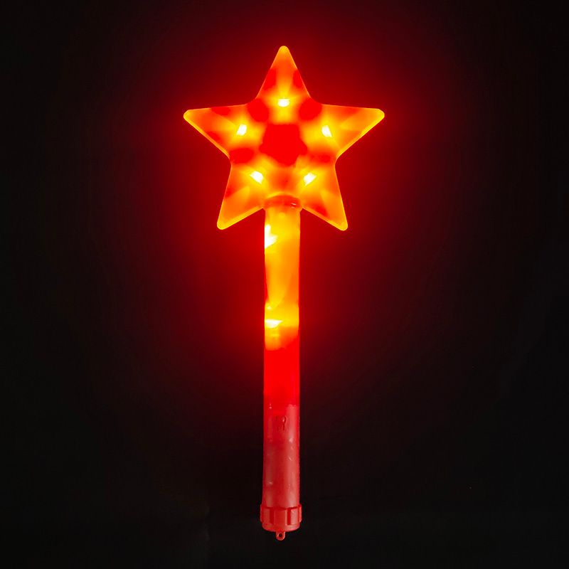 5 Pcs Star Fairy Wand Glow Stick Party Nativity Toy Toys DIY Fairy Wand Fairy Princess Wand Star Fairy Stick Light Glow Sticks