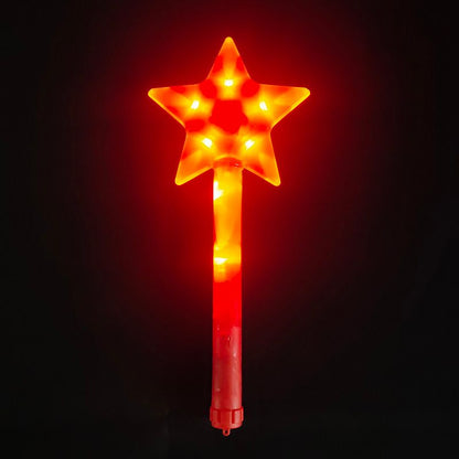 5 Pcs Star Fairy Wand Glow Stick Party Nativity Toy Toys DIY Fairy Wand Fairy Princess Wand Star Fairy Stick Light Glow Sticks
