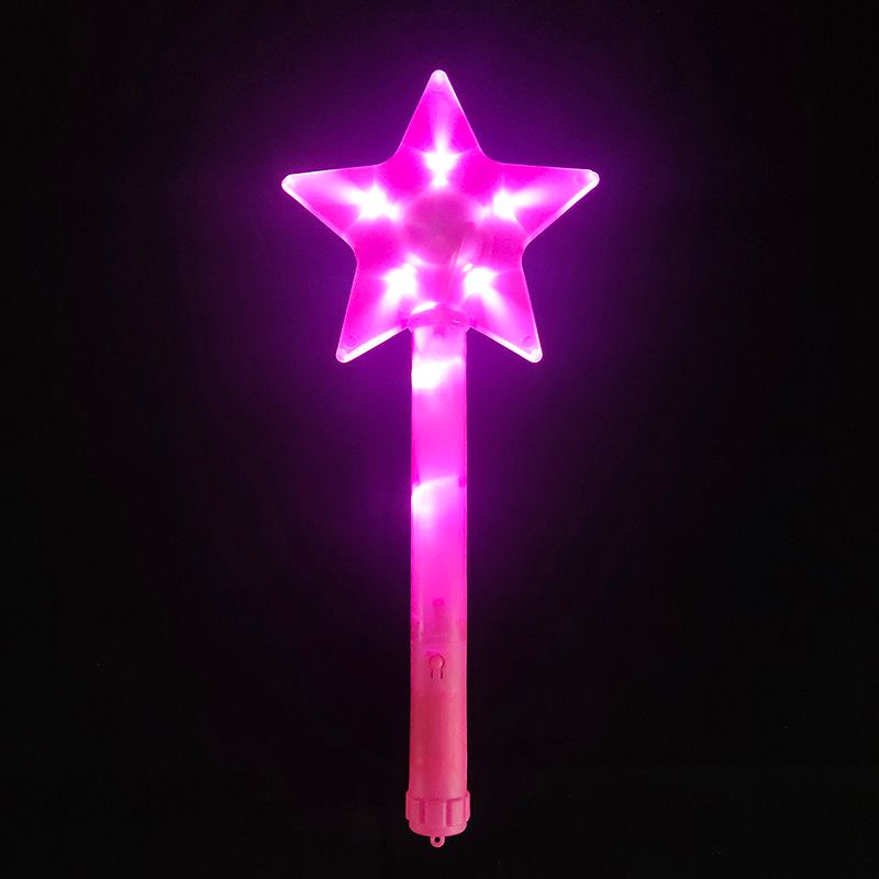 5 Pcs Star Fairy Wand Glow Stick Party Nativity Toy Toys DIY Fairy Wand Fairy Princess Wand Star Fairy Stick Light Glow Sticks