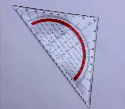 Colour Code Piece Geometry Set Square, Office School Geometry Set Square Drawing Drafting Triangle Geometry Set, Plastic