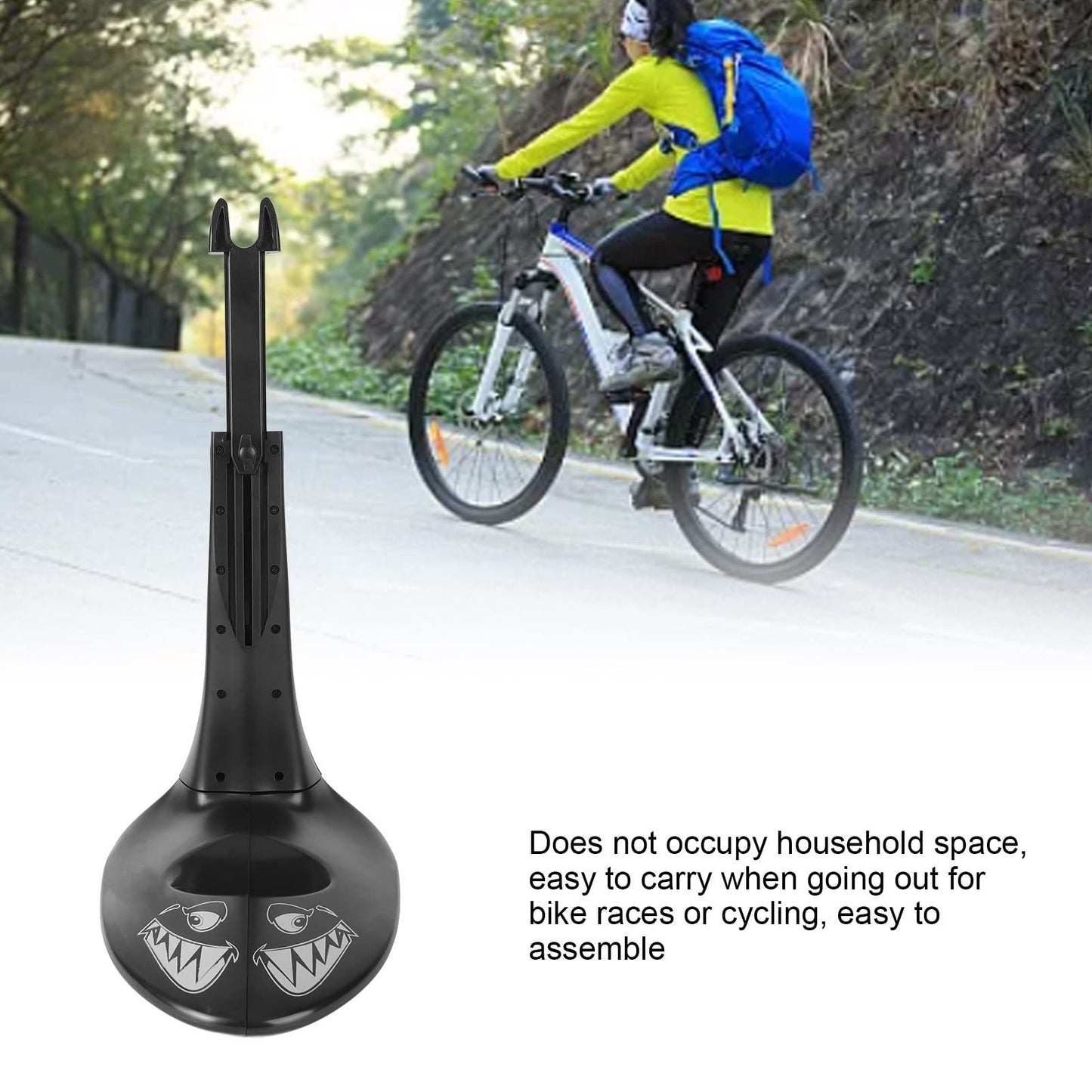 Bike Floor Type Parking Rack Hub Mount Bicycle Stand Height Adjustable for MTB Mountain Road Bike,Bike Parking Rack