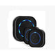 Wireless Doorbell, Door Bell Kit, Distinguish Front and Rear Doors, for Home Office Classroom（One drag, two sounds）