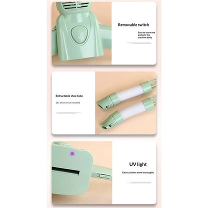 Portable Dryer, Portable Clothes Dryer, Clothes Dryer Foldable, Travel Portable Electric Clothes Drying Hanger Dryer Rack Machine Foldable Dryer Dryer Machine for Socks Bras Lingerie