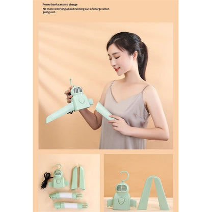 Portable Dryer, Portable Clothes Dryer, Clothes Dryer Foldable, Travel Portable Electric Clothes Drying Hanger Dryer Rack Machine Foldable Dryer Dryer Machine for Socks Bras Lingerie