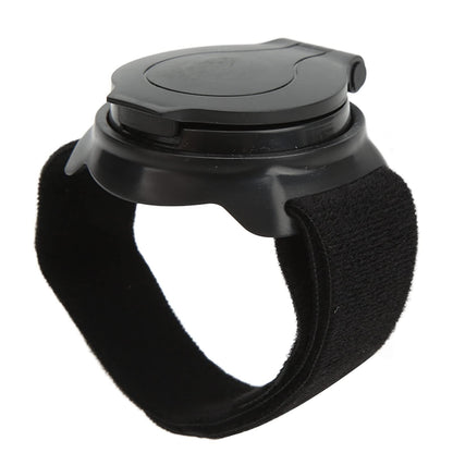 Cycling Rear View Mirror, Mirror Nylon Wrist Arm Strap Convex Design 5Cm Diameter Rearview Mirror Cycling  Adjustable 360° Bicycle Rear View Mirror