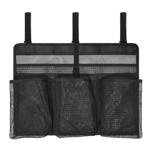 Camping Dish Drying Bag Collapsible Dish Drying Rack, Portable Mesh Dinnerware Drainer Organizer for RV Campers Travel Trailers Space Saving Camping Kitchen Storage Rack (black)