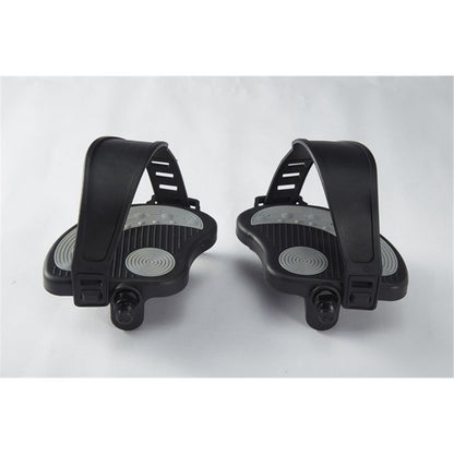 Exercise Bike Pedals with Straps for Bike, Spin Cycling Bike, Indoor Exercycle Bike, Stationary Recumbent Bicycle Replacement Parts