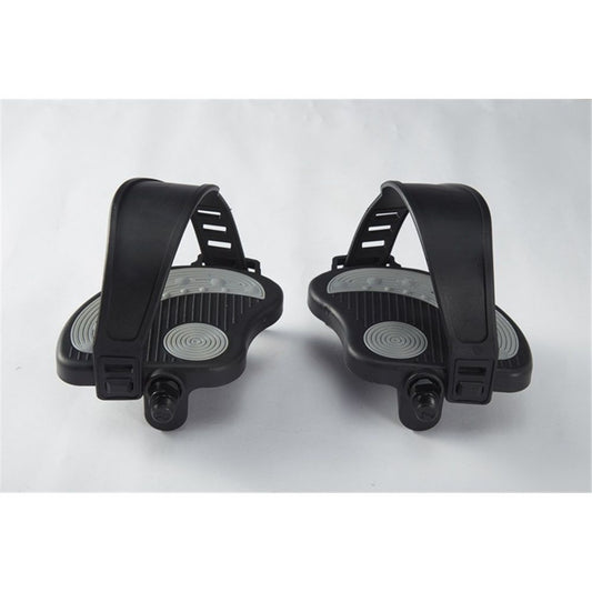 Exercise Bike Pedals with Straps for Bike, Spin Cycling Bike, Indoor Exercycle Bike, Stationary Recumbent Bicycle Replacement Parts