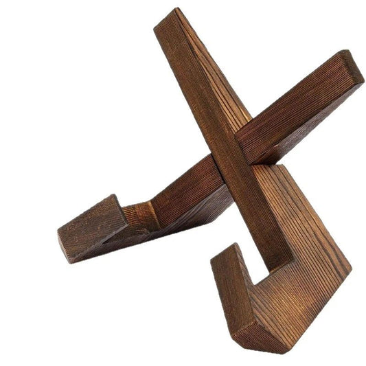 Plate Stand for Display - 6.5 Inch Plate Holder Display Stand, Wooden Picture Frame Holder, Decorative Table Top Easels