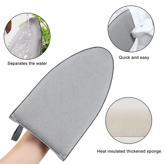 2pcs  Garment Steamer Ironing Gloves Anti Steam Glove Heat Resistant Garment Steamer , Garment Steam Accessories for Clothes（pointed tip）
