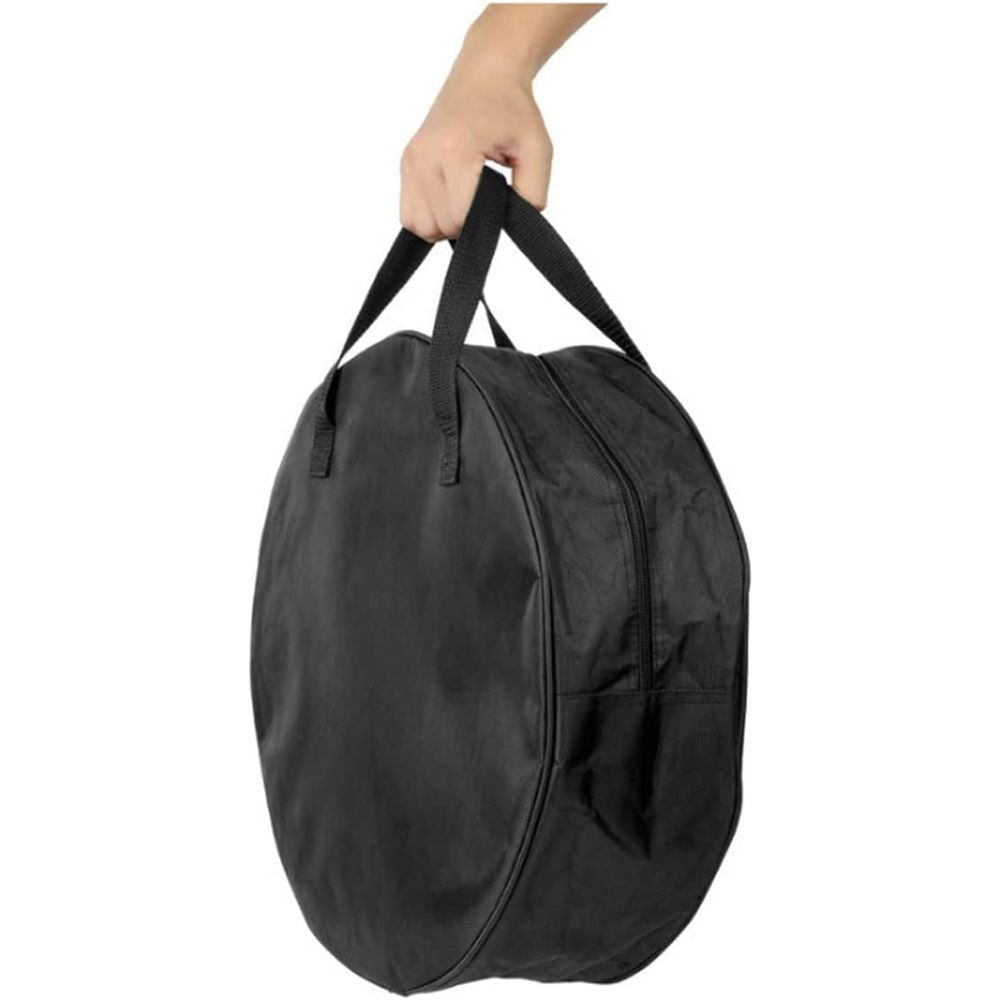 Jumper Cable Bag,Tools Cable Bag, Cable Storage Organizer With Exterior Pocket For EV Charging Cables for Electric Vehicles,Extension Cables（black34*10cm）