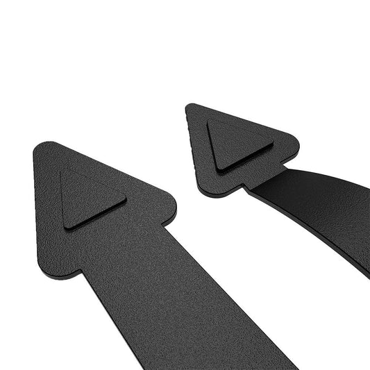 Magnetic Decorative Garage Door Curb Appeal Faux Hinges Handles Hardware Kit Color Black Household Essentials Garage Handle and Hinge Magnets