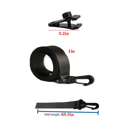 Upgraded Pool Solar Cover Reel Straps,24 Pcs Including 8 Snap-Lock Solar Cover Clips,8 Pcs 3 Times Denser Nylon Solar Cover Straps,8 Hook