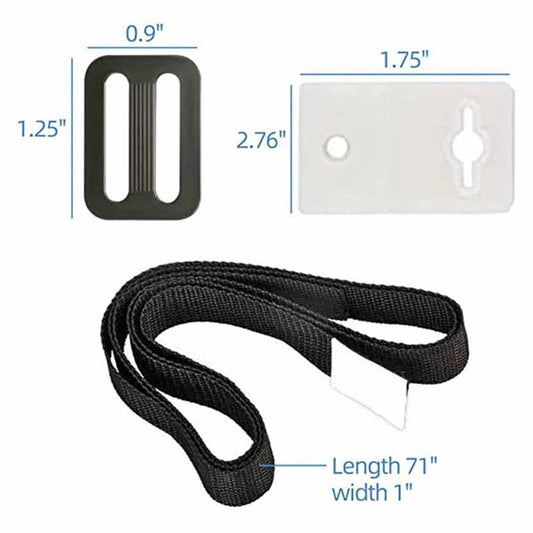 Solar Cover Reel Attachment Kit 24Pcs Pool Solar Cover Reel Attachment Straps Kit Cover Reel Straps Kit for Inground Swimming Pool