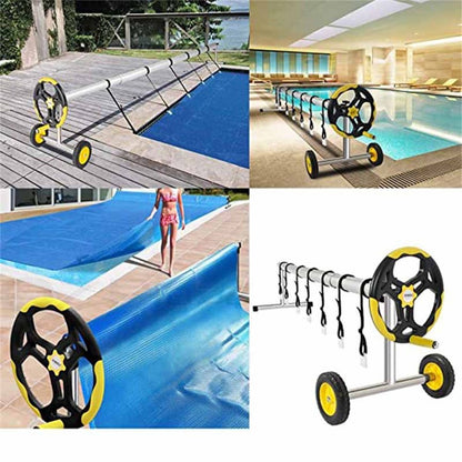 Solar Cover Reel Attachment Kit 24Pcs Pool Solar Cover Reel Attachment Straps Kit Cover Reel Straps Kit for Inground Swimming Pool