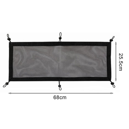 Cable Management net - Under Desk Cable Management Tray - Cable net - Wire Management Under Desk - Cord Organizer (6-pole socket net pocket+6 plum blossom buckles+6 screws)