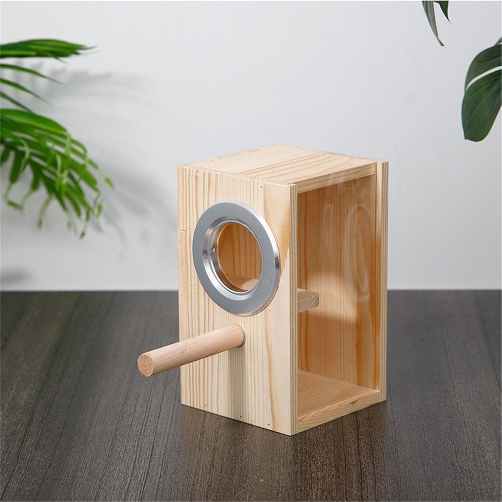 Parakeet Nest Box Budgie Nesting House Cockatiel Breeding Parrots Mating Box for Lovebirds Large and Medium-Sized Birds