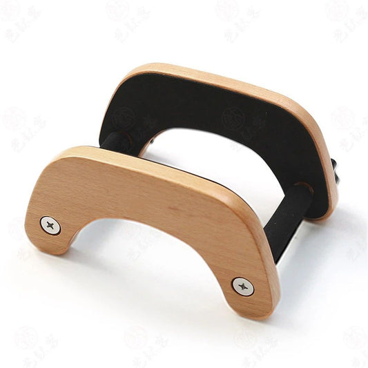 Adjustable Acoustic Guitar Stand - Solid Wood Portable Floor Holder - Lightweight Travel Friendly Design for Classical/Nylon String Guitars (Not Suitable for Electric Guitars)