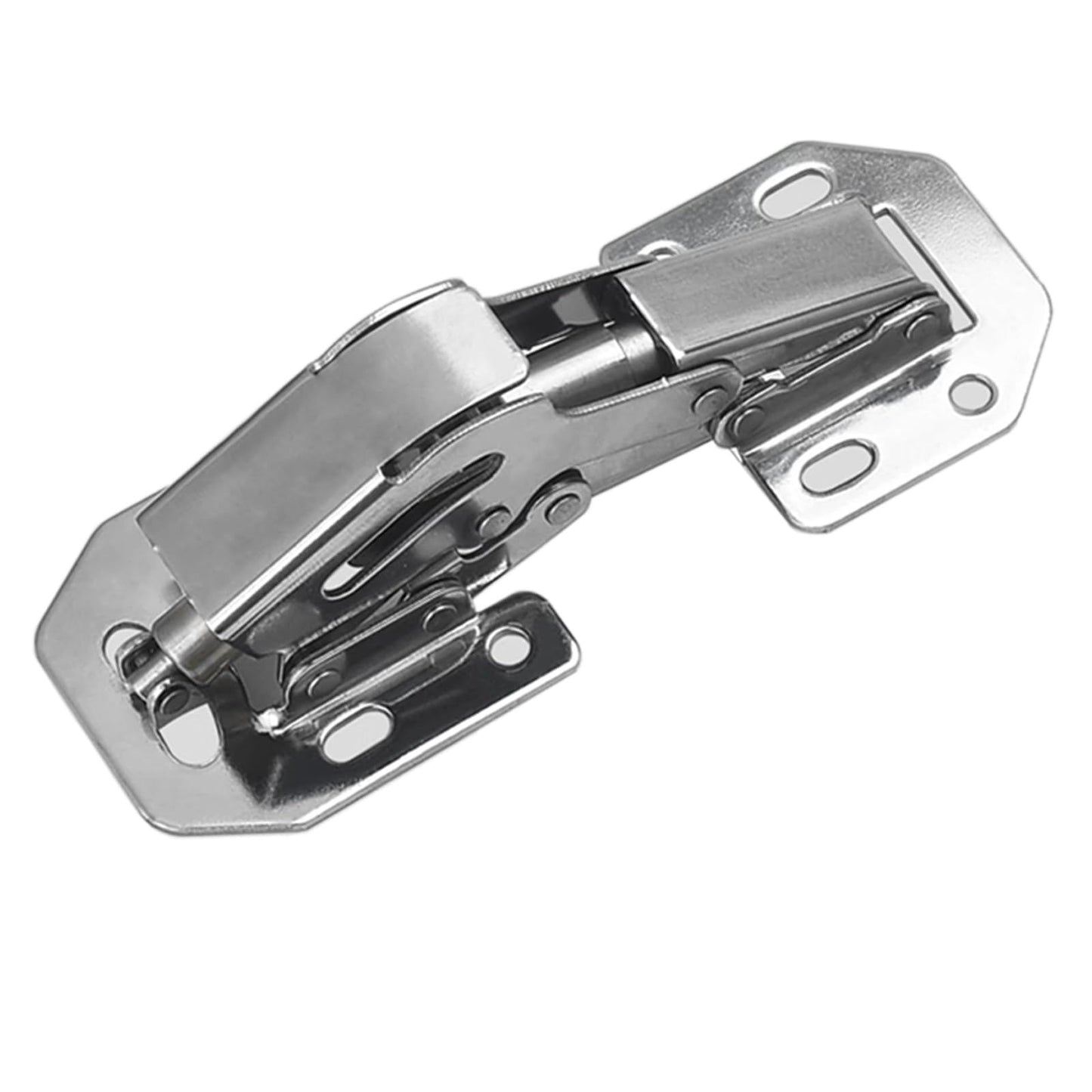 6 pack Lock Connection-Concealed Cabinet Hinges Hinges for Kitchen Cabinet, Invisible Cabinet Hinges for Cupboards, Wardrobes