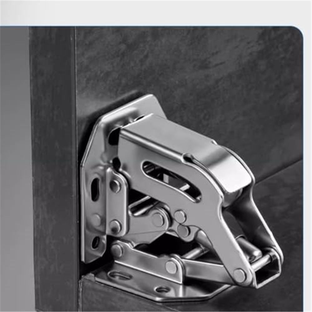 6 pack Lock Connection-Concealed Cabinet Hinges Hinges for Kitchen Cabinet, Invisible Cabinet Hinges for Cupboards, Wardrobes