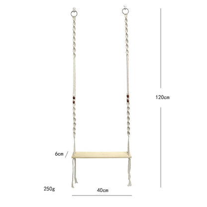Chicken Swing Wooden Chicken Hanging Swing Toys Climbing Stand Ladder Training Toys Perch Ladder for Hens Medium Large Bird Parrot