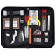 45Pcs Guitar Repairing Maintenance Tool Kit with Carry Bag Large Care Set of Tools For Acoustic Guitar Electric guitar Ukulele Bass Banjo,Perfect Gift for Music or String Instrument Enthusiast