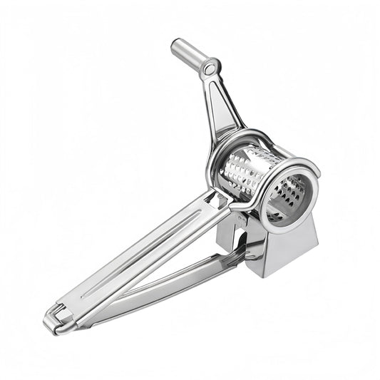 Stainless steel cheese slicer, hand cranked rotating cheese slicer, cheese slicer tool, creative cheese slicer（Conventional 9-10 holes）