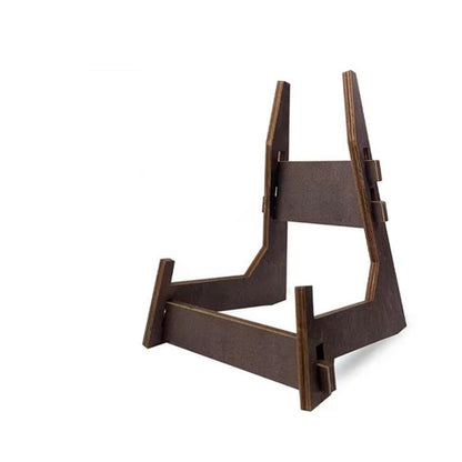 Plate Stands for Display, wooden Large Plate Holder Display Stands,Frame holder stand for Book, Picture,plaque, Decorative Plate, Photo and Platter, Tabletop Art.(1 Pack )