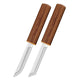 Double Knife Set, Flexible Cooking Knife for Peeling, Slicing, Trimming, etc., Precision Close Knife, High Carbon Stainless Steel Blades, Kitchen Knives,