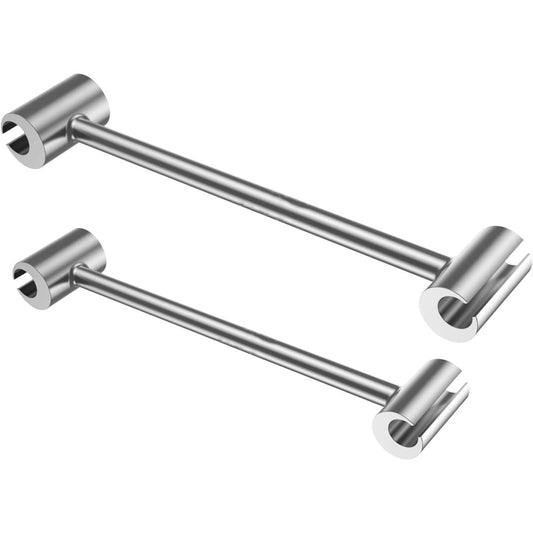 Hinges Gap Adjusting Wrench, Door hinge repair tool, Upgraded steel double-ended door hinge repair wrench, Heavy-duty door hinge adjustment tool for standard round bolts (two-pack)