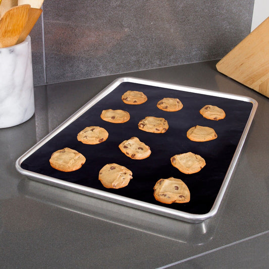 Cooks  Non-Stick Oven Protector Mat - 5 Heavy Duty Nonstick Oven Rack Liners to Protect Convection, Electric, Gas, & Microwave Ovens -   Heat Resistant Baking Mat（Only cushion）