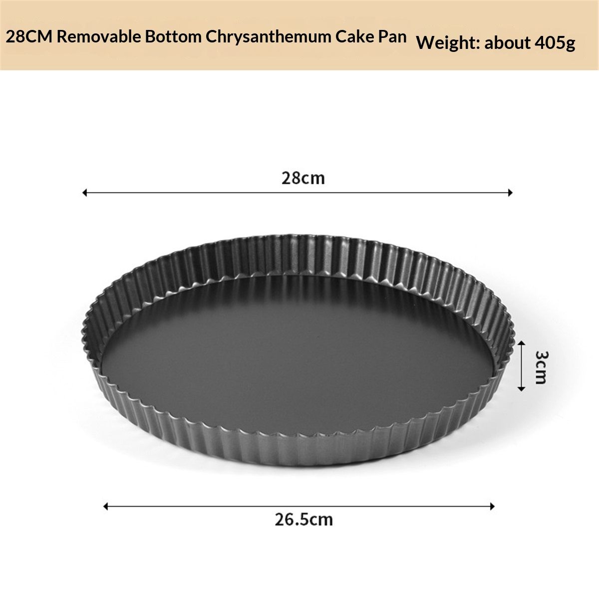11 & 9 Inch Round Tart Pans with 2Pcs 4'' Mini Pans. Removable Bottom, Non-Stick Coating, Rugged Carbon Steel for Tart Quiche Pie Making. Gift for Christmas Thanksgiving Party Festival Family