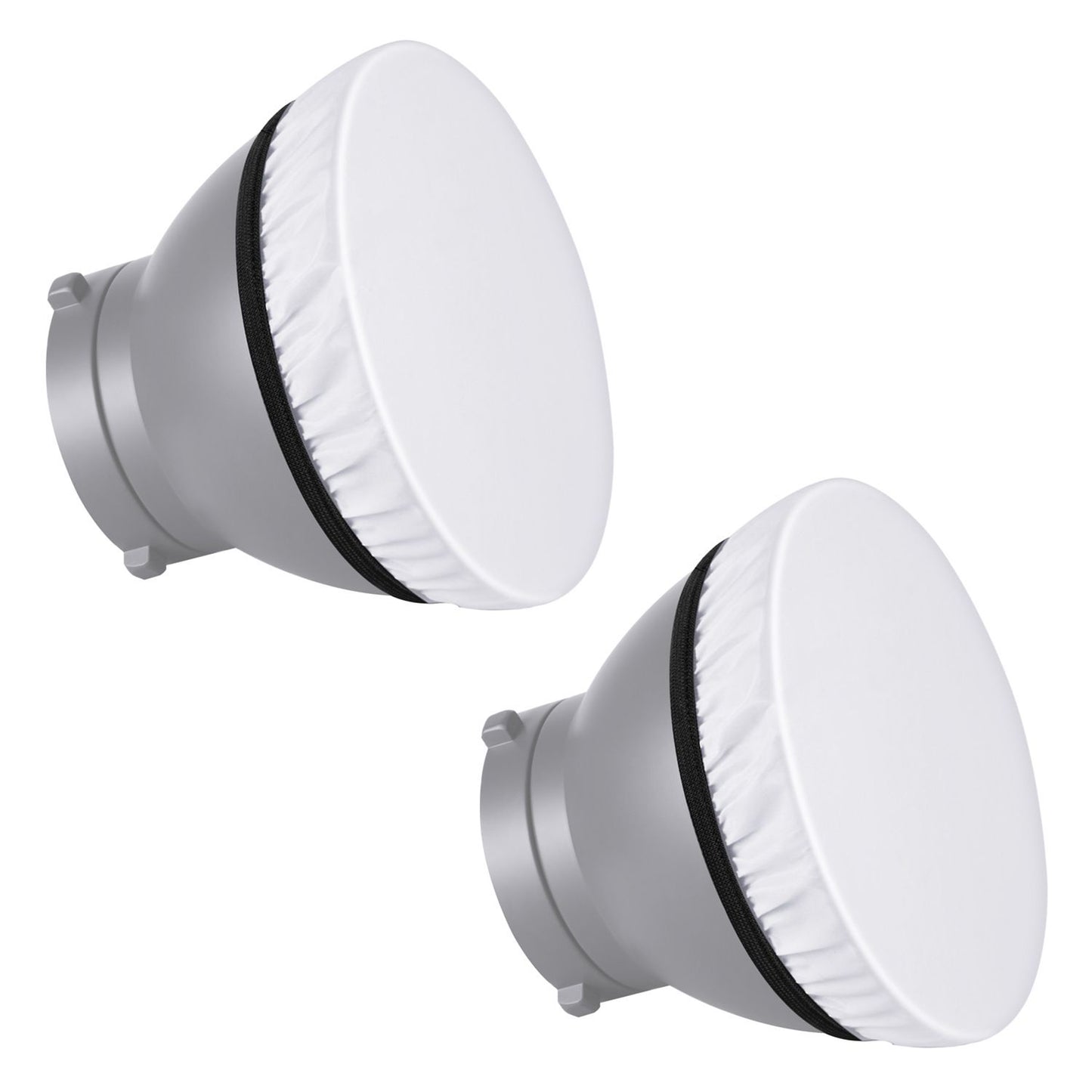 10Pack 7 inches/180mm Soft White Diffuser Sock, Softens The Light Output, Perfect for Studio Strobe Reflector, Portrait, Product Photography and Video Shooting