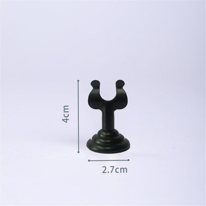 Ring-Clip Number Holder/Number Stand/Place Card Holder, Set of 12, 1.5-Inch, Black for Photos, Food Signs, Memo Notes